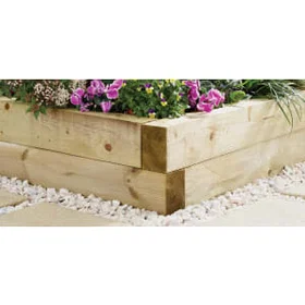 Wickes Light Green Garden Border 100x150x1800mm