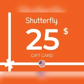 Shutterfly Gavekort 25 USD (US)
