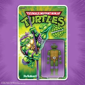 Super7 Teenage Mutant Ninja Turtles ReAction+ Donatello Figure 0840418807163