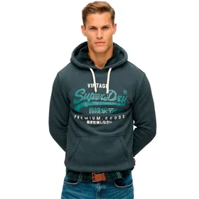 Superdry Duo Vintage Logo Hoodie (Herr)