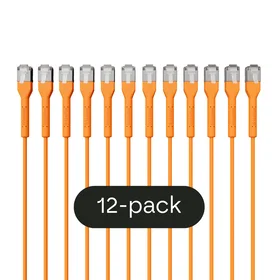 Broadbe Slim Cat6a Patch Cable 3m BTP-I32C6A-OR-3M-12 12-Pack