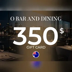 O Bar and Dining Gift Card 350 AUD