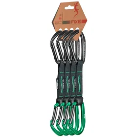 Fixe Climbing Gear Puput Wide Pack Quickdraw 4 Units Green 12 cm