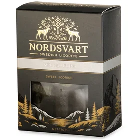 NORDSVART Nordic Pure Sweet Licorice 170g