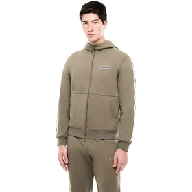 EA7 Emporio Armani Train Logo Tape Full Zip Hoodie (Herr)