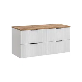 Petits Badrumsmöbelset 120cm Vit MDF 5907611658024_CAFR