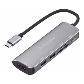 XtremeMac Hub USB-C 6 in 1