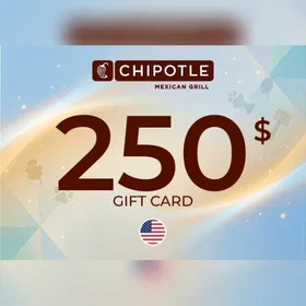 Chipotle Gift Card 250 USD