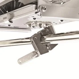 Magma 17.88273 Horizontal Single Rail Mount Support Silver