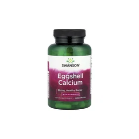 Swanson Eggshell Calcium With Vitamin D3 120 Kapslar