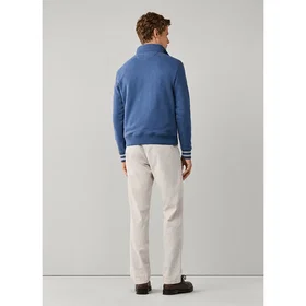 Façonnable College Print Halvzip Sweatshirt (Herr)