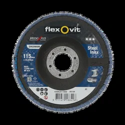 Flexovit Speedofle Flap Disc 115x22mm Steel