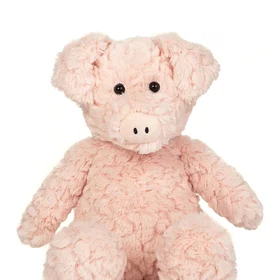 Teddy Hermann Gris Heidi Rosa 32cm