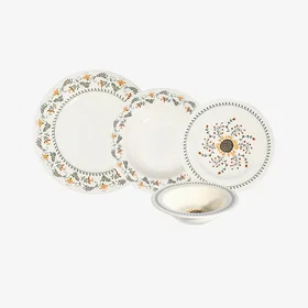Hermia Dinner set Sunflower Bonsai 24pcs