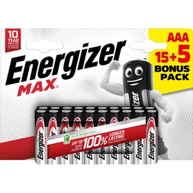 Energizer Max AAA Alkalisk 15-pakning