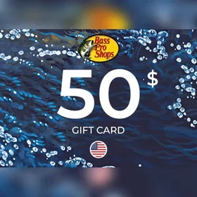 Bass Pro Shops Gavekort 50 USD