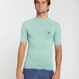 Rip Curl Streamline Short Sleeve Rash Vest (Men's)