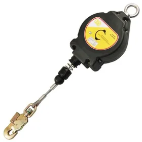 Kong Italy Retractable Fall Arrester Lifeline Black 15 m