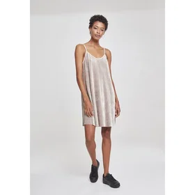 Urban Classics Velvet Lip Sleeveless Dress