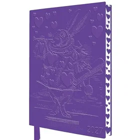 Flame Tree Gift Diary Planner Artisan Art Vegan Leather, White, 2 / 1