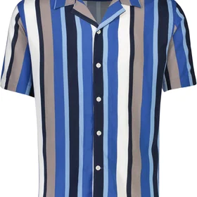 Lindbergh Bold Stripe Viscose Skjorte (Herre)