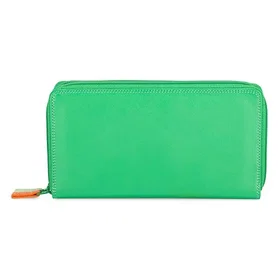 Mywalit Double Zip Around Cuir Wallet