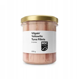 Vilgain Tuna Fillets in Own Juice 200g