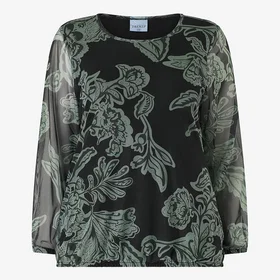 Zhenzi Zh-adley 1173 3/4 Mesh Topp (Dam)