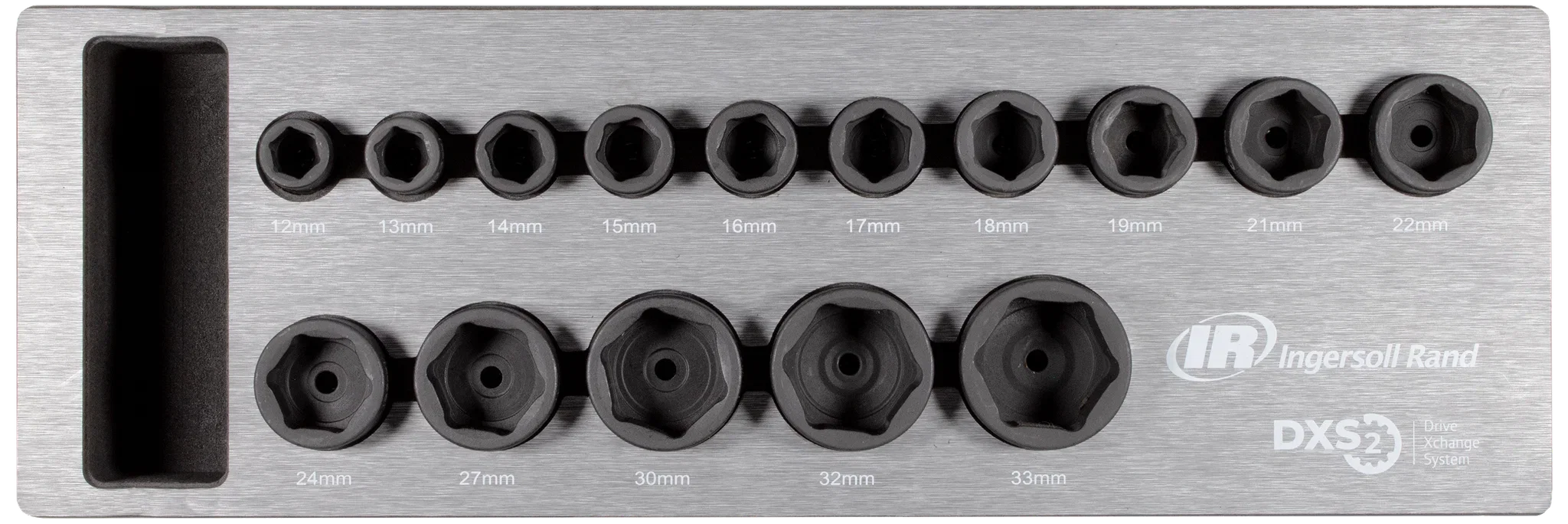 Ingersoll Rand XSK2M15 Socket Set 1/2" 12-33mm 15pcs