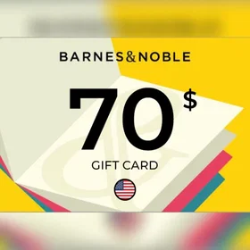 Barnes and Noble Gavekort 70 USD