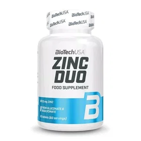 BioTech USA Zinc Duo 60 Comprimés