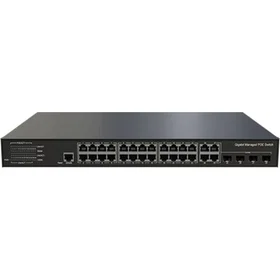 Lan-com Switch 24-Port 10/100/1000 PoE