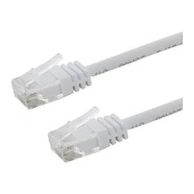 Deltaco LSZH Patch Cable Cat6 UTP 0.5m White TP-605W-SLIM