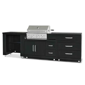 Oviala Cuisine extérieure 3 modules (Acier)