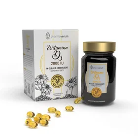 Pharmaverum Vitamine D3 2000IU 60 Gélules