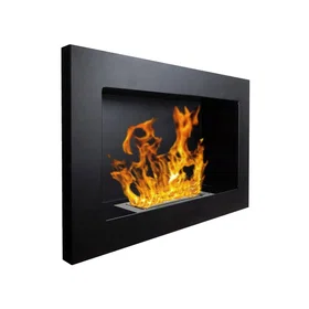 Divina Fire Bioéthanol Cheminée 65x12x40cm