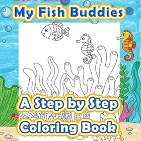 LET'S Color My Fish Buddies: Learn Fish Names Färgläggningsbok