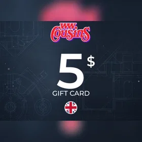 W.W . Cousins Gift Card 5 USD