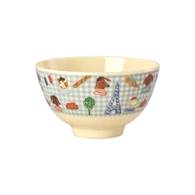Rice Kids in Paris Print Skål 300 ml
