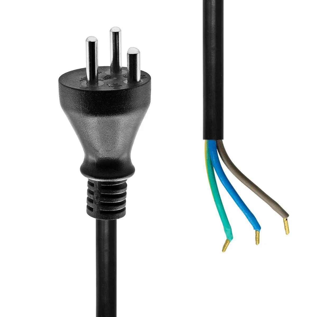 ProXtend PC-KOE-010 Power Cord Denmark to Open End 10M Black