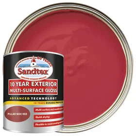 Sandtex Multisurface Gloss Pillar Box Red 0.75L