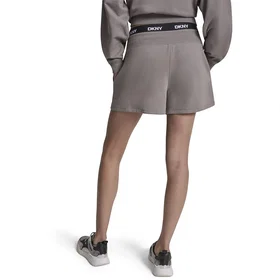 DKNY Classic Logo Elastiska Hög Midja Shorts (Dam)
