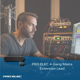 Pro Elec PELB1520 Extension Lead 1m 13A