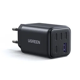 Ugreen 5-Port 45W USB-C GaN Skrivebordsoplader med 4 USB-C-porte PD/PPS/QC
