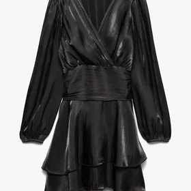 Vero Moda Polly Langermet Kort Kjole