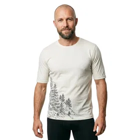 HANNAH Kortärmad T-shirt Ljusgrå XL (Herr)