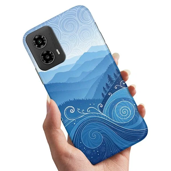 Blue Blue Case for Motorola Moto G55 5G