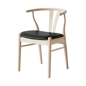 Hammel FREJA Dining Chair Oak Soap & Sydney Black Leather