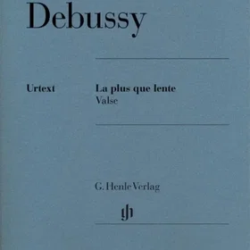 Henle Verlag Debussy, Claude - La plus que lente - Valse