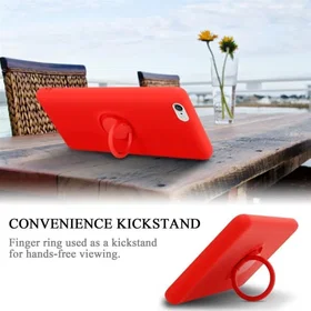 Cadorabo TPU Etui med Ring for iPhone 6/6s